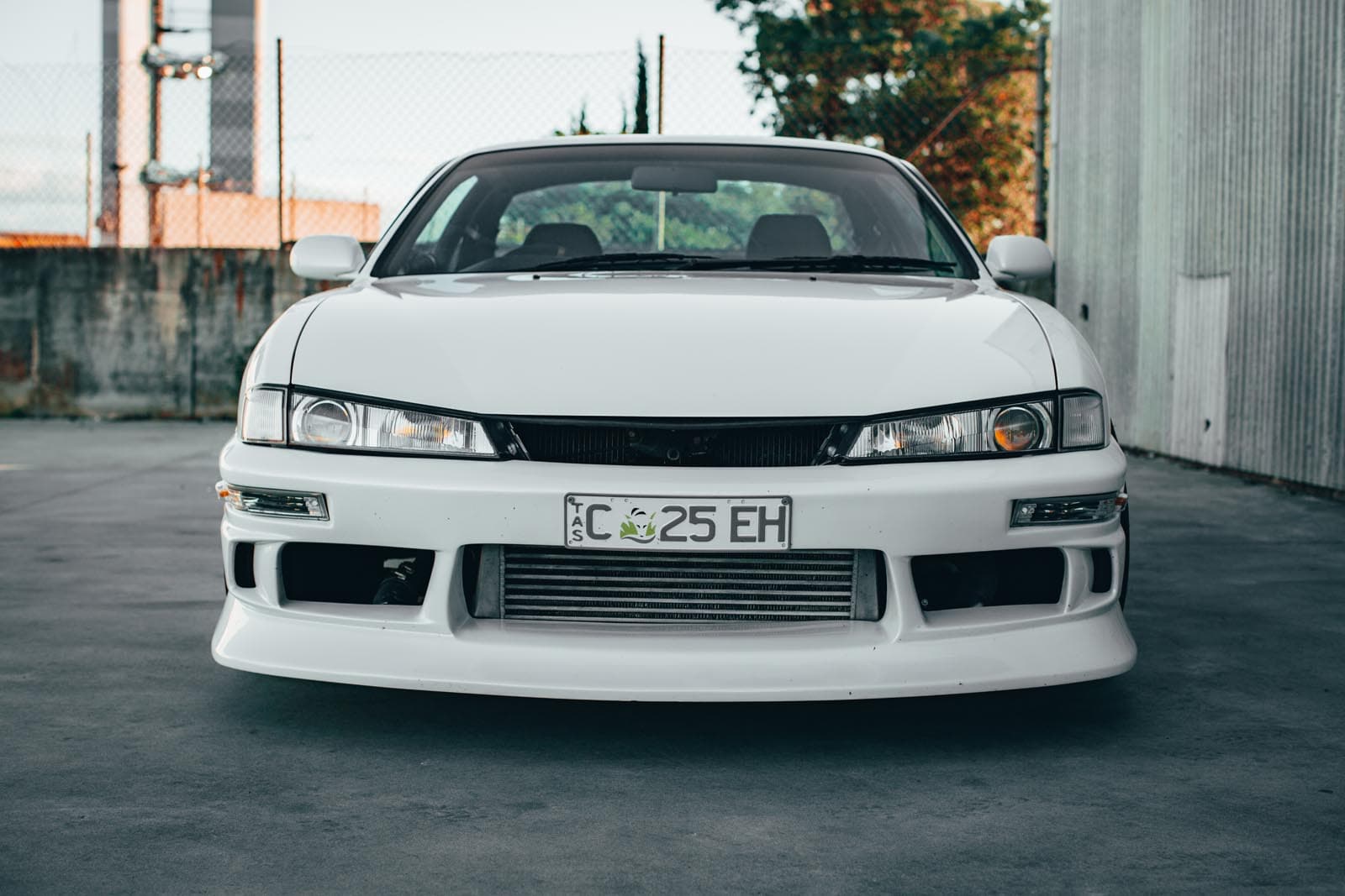 Nissan Silvia S14 front detail photography