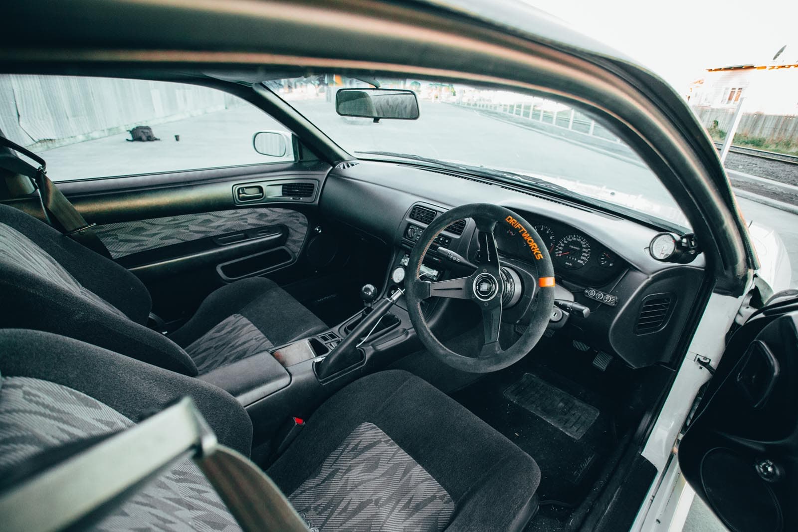 Nissan Silvia S14 close detail by Brand in Black