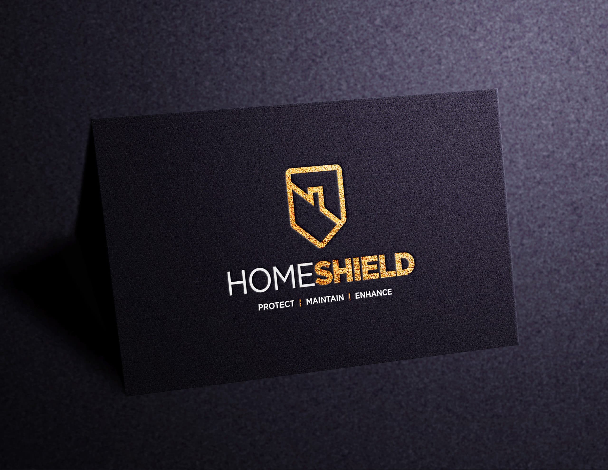 Home Shield — Logo by Brand in Black