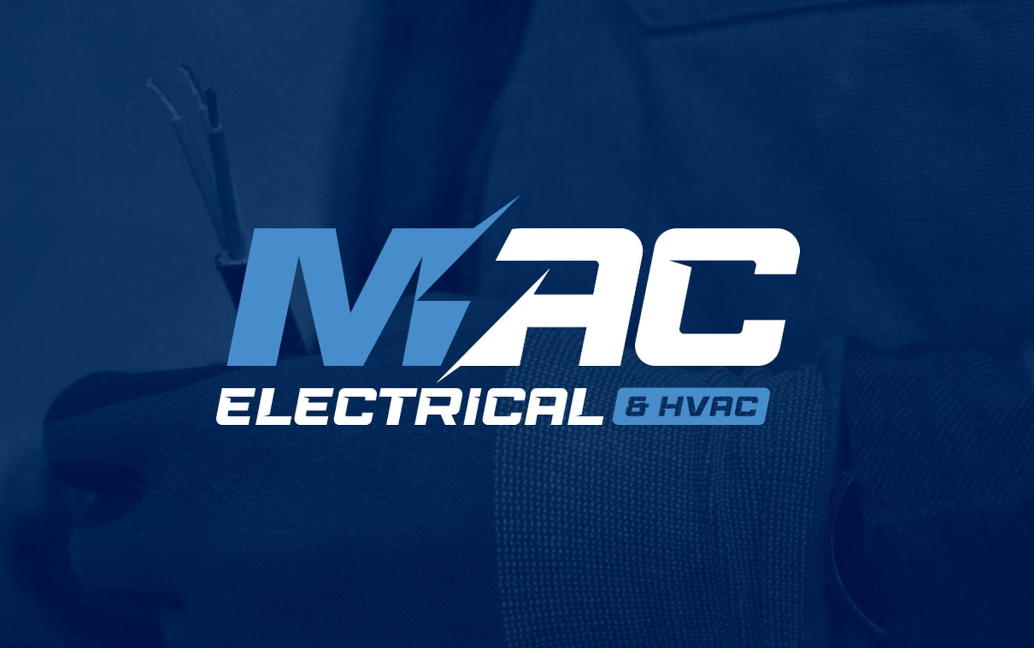 Mac Electrical & HVAC — Logo Design by Brand in Black