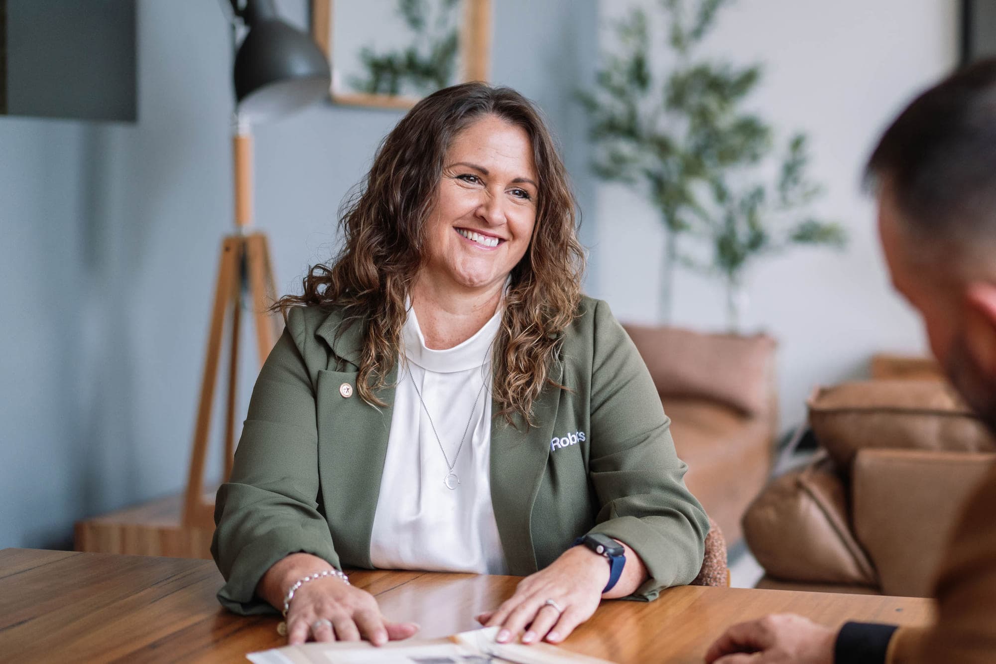 Portrait of Kellie Potter, Roberts Real Estate Launceston, by Brand in Black