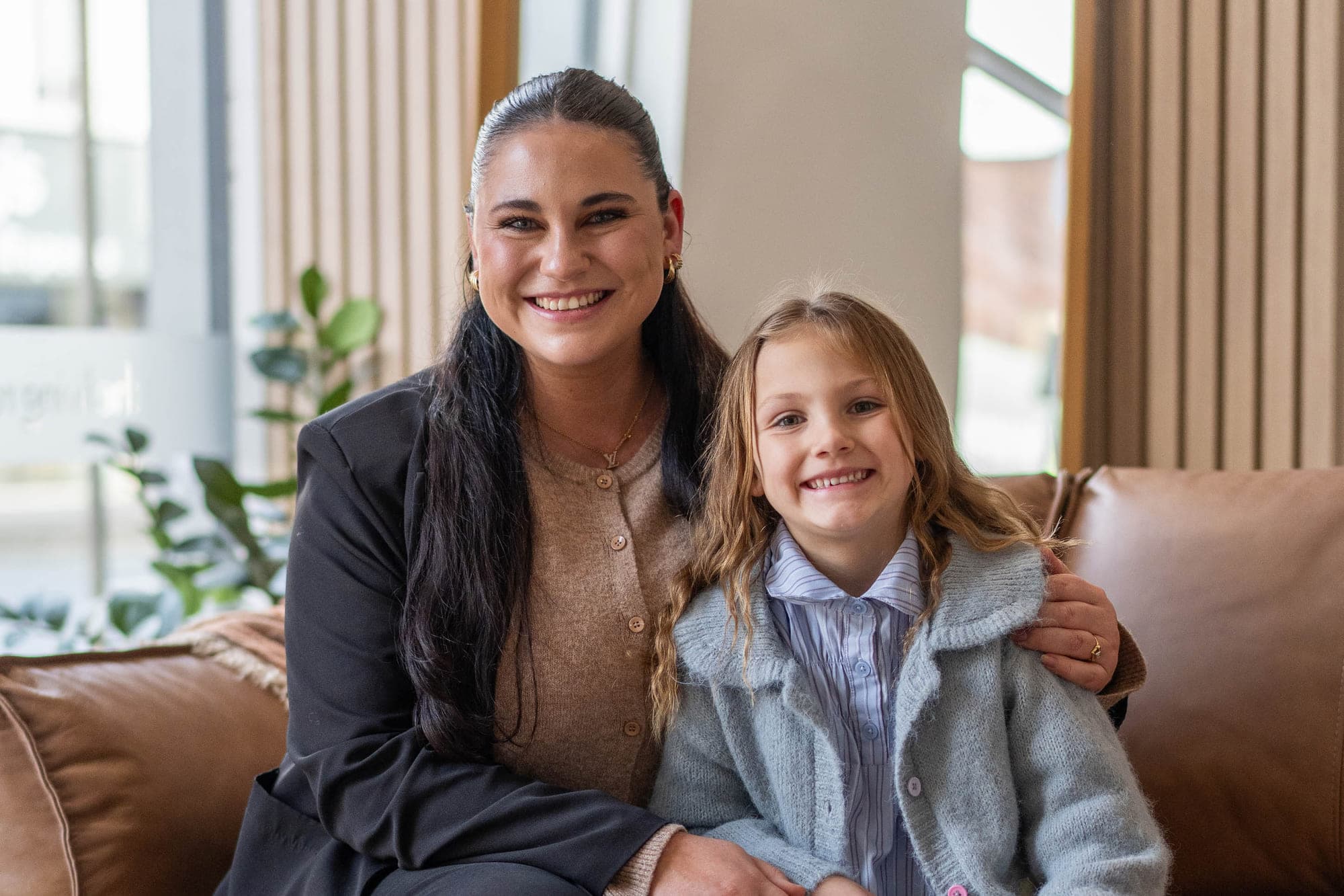 Portrait of Maddi Clark, Roberts Real Estate Launceston, by Brand in Black