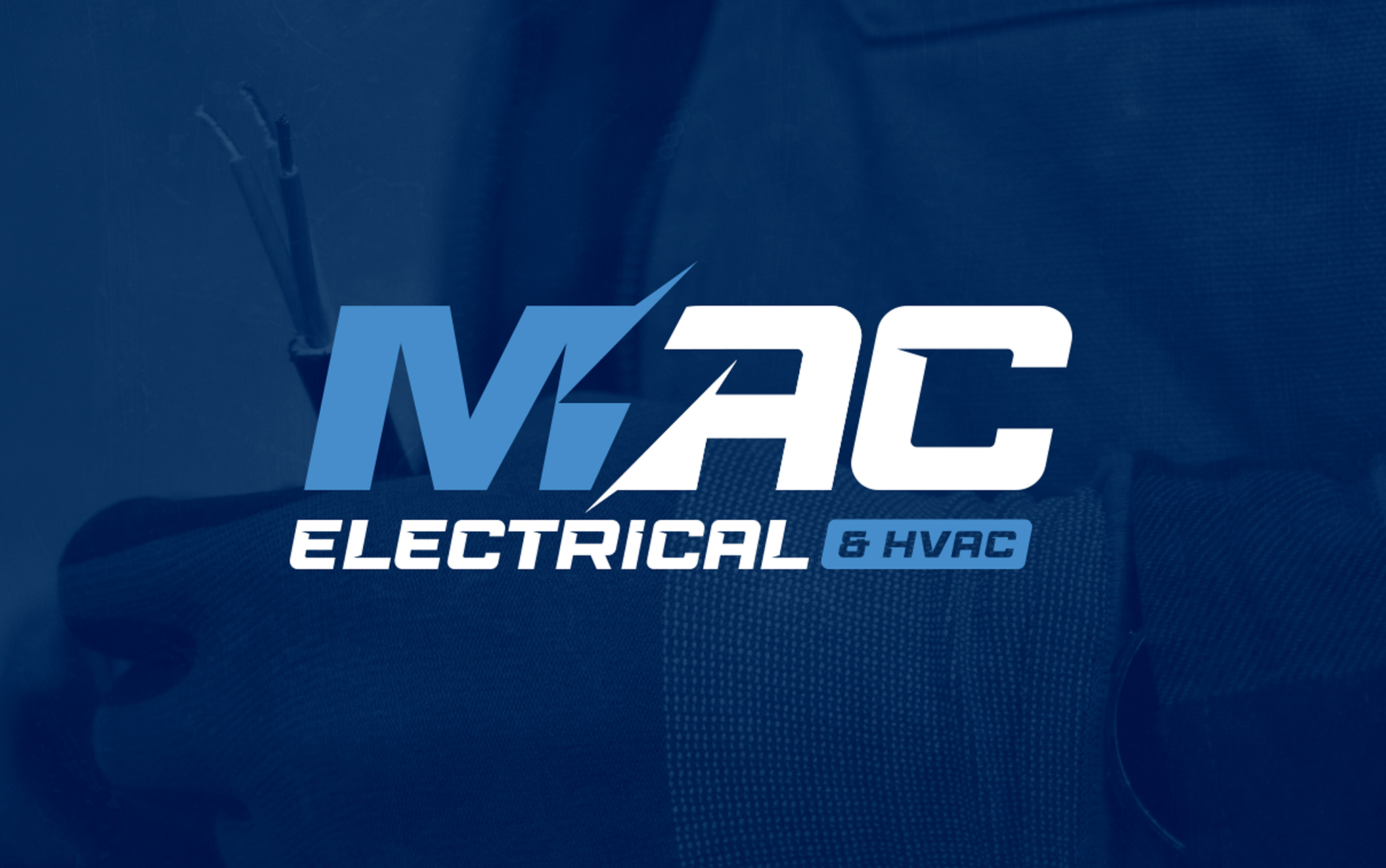 Mac Electrical & HVAC — Logo Design by Brand in Black