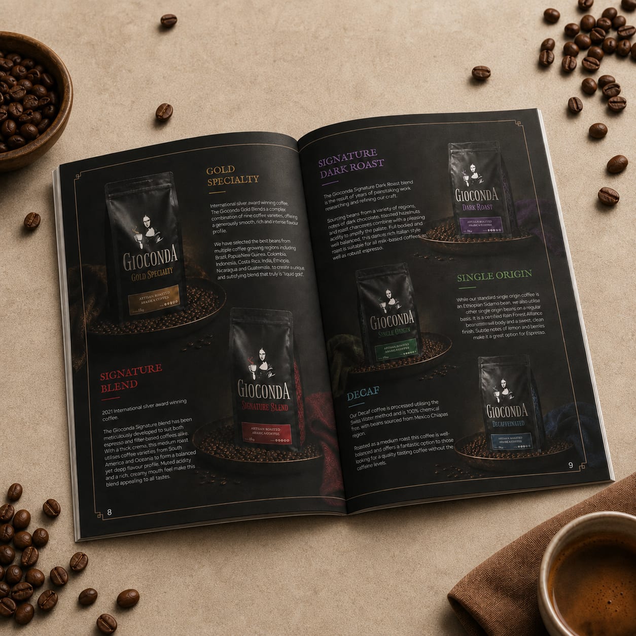 Gioconda Coffee Roasters by Brand in Black